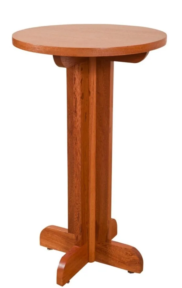 Mesa Bistrô 70cm Coluna Reta Nobre